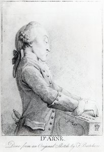 Thomas Augustine Arne door Francesco Bartolozzi